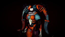 Cyber Harley Quinn cyber, cyberpunk, 3dcoat, metal, 2077, pbr-texturing, cyberpunk-2077, photoshop, 3dsmax, robot, harley-quinn-l