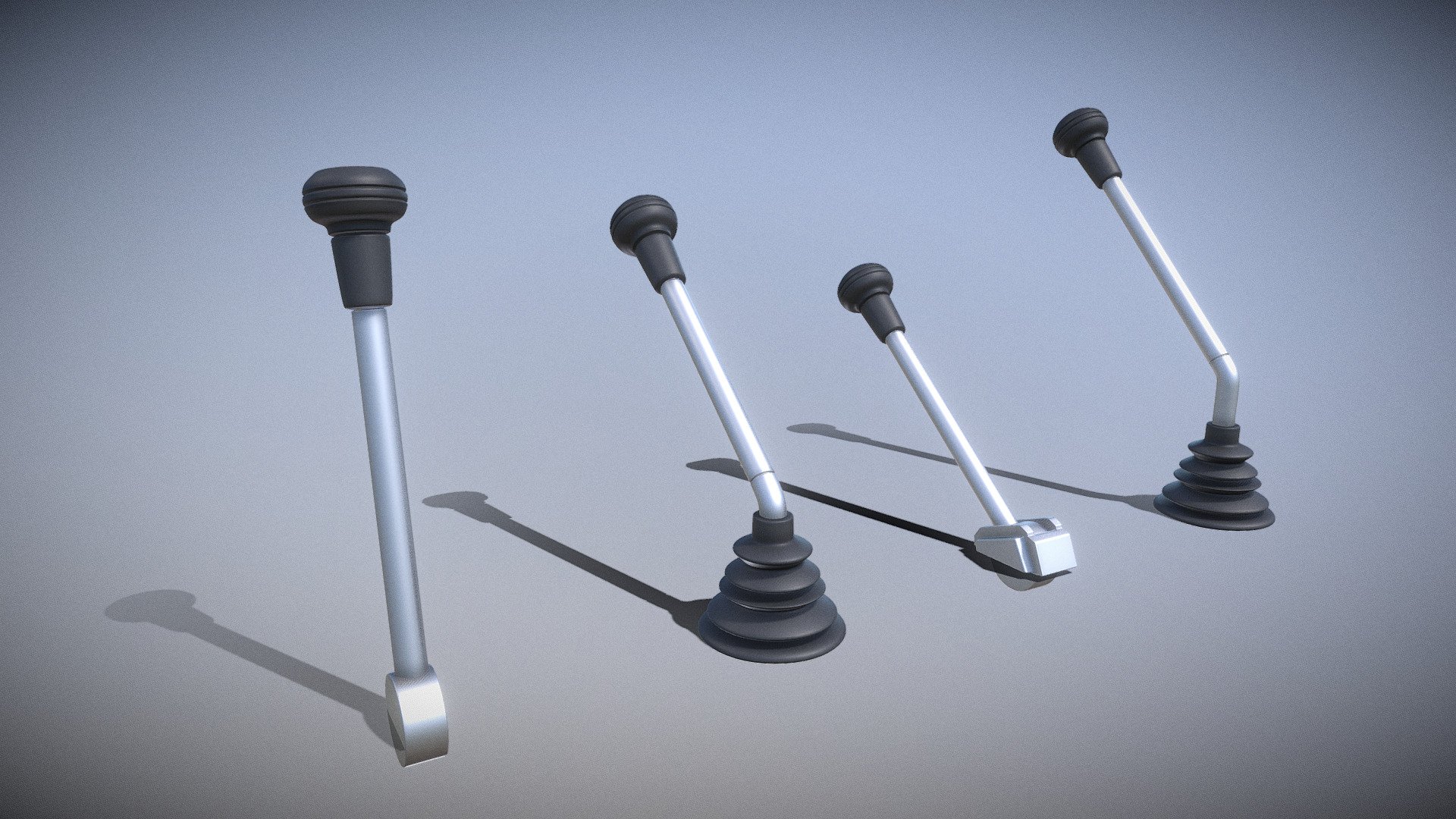 Control Levers (High-Poly) - Control Levers (High-Poly) - Buy Royalty Free 3D model by VIS-All-3D (@VIS-All) 3d model