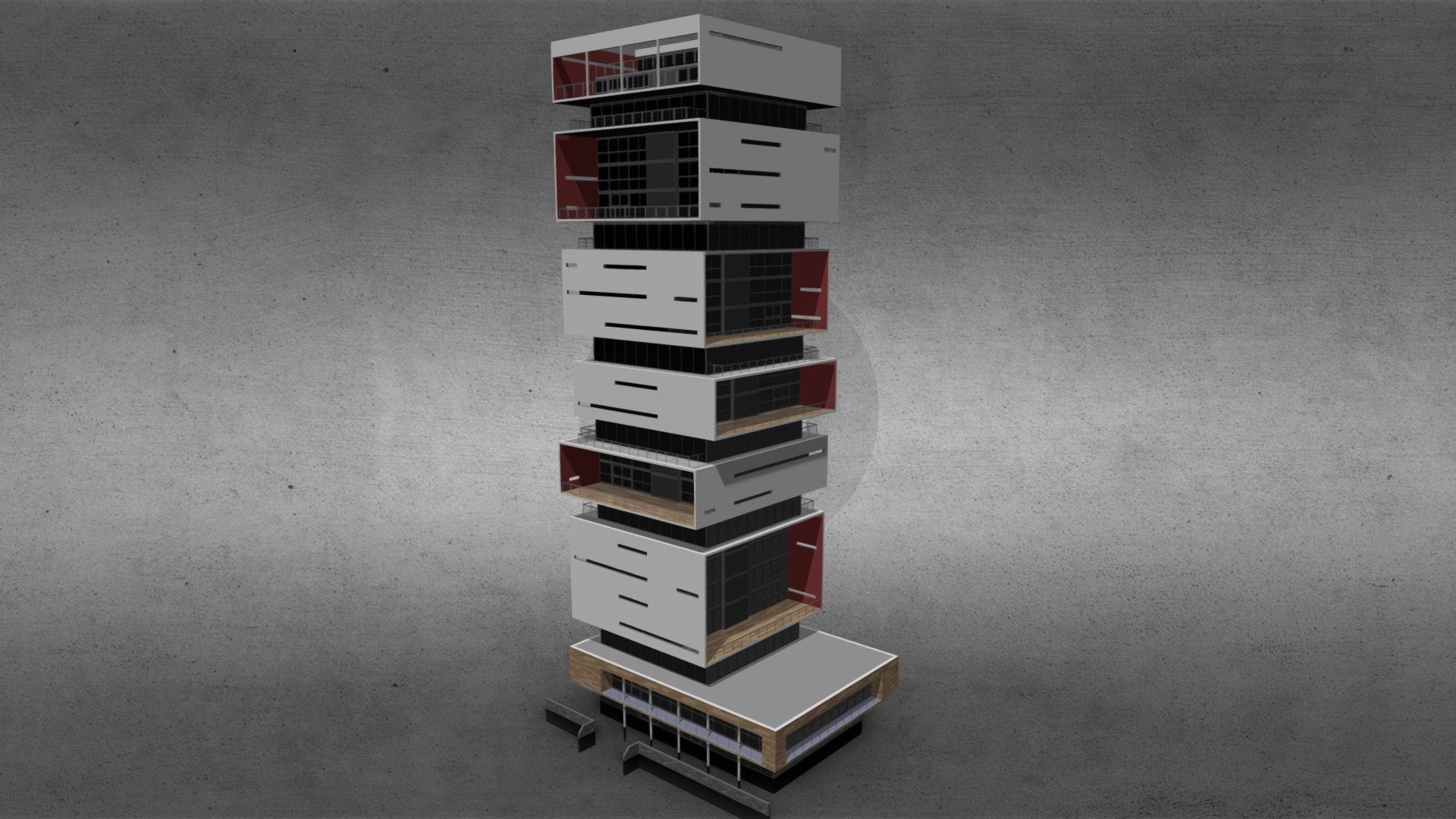 Luxurious Flats

Created and adapted for the game &ldquo;Cities Skylines