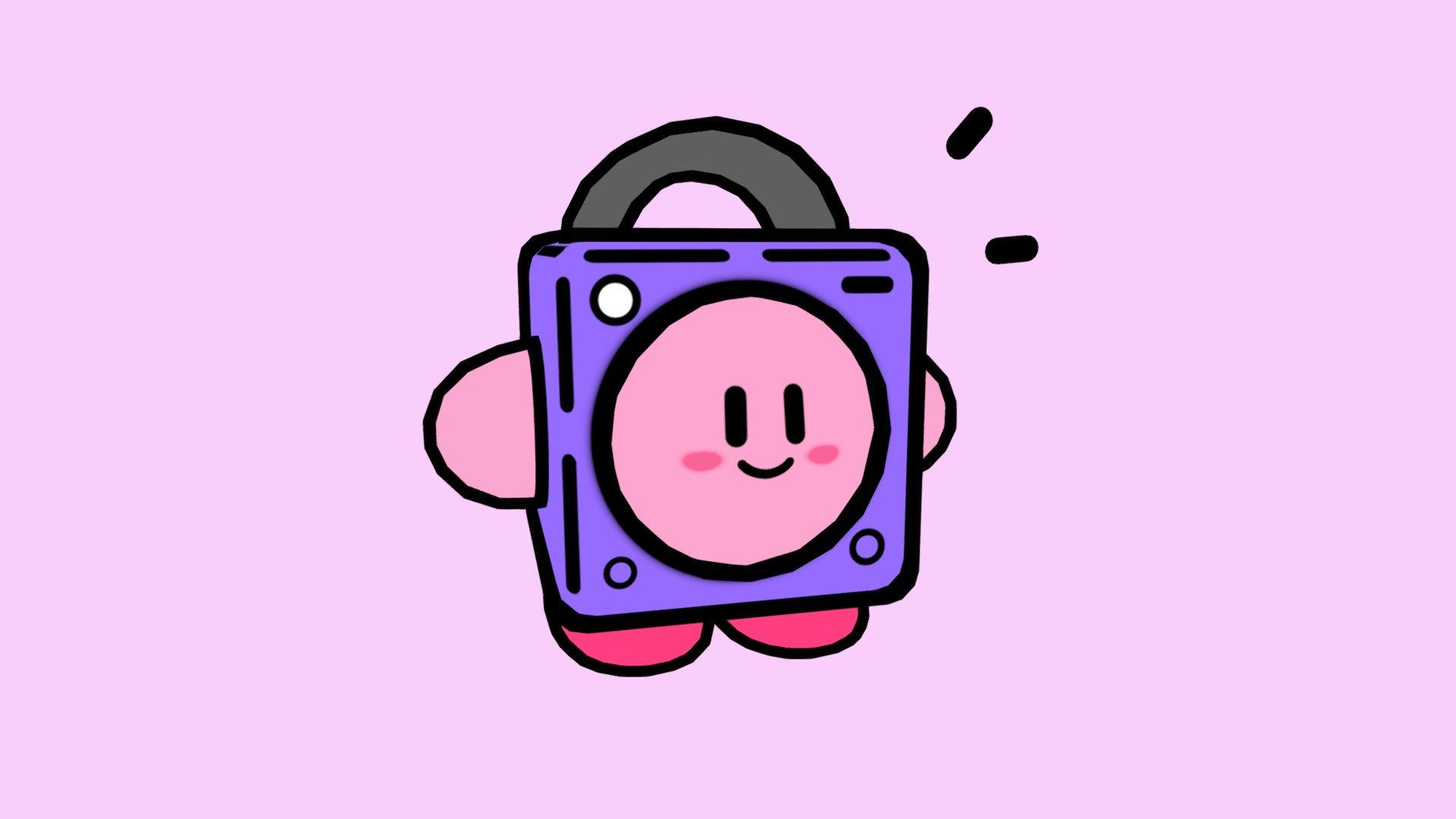 based on artwork by James Turner

• https://twitter.com/JamesTurner_42 - Kirbox - 3D model by po (@ChocoCookie) 3d model
