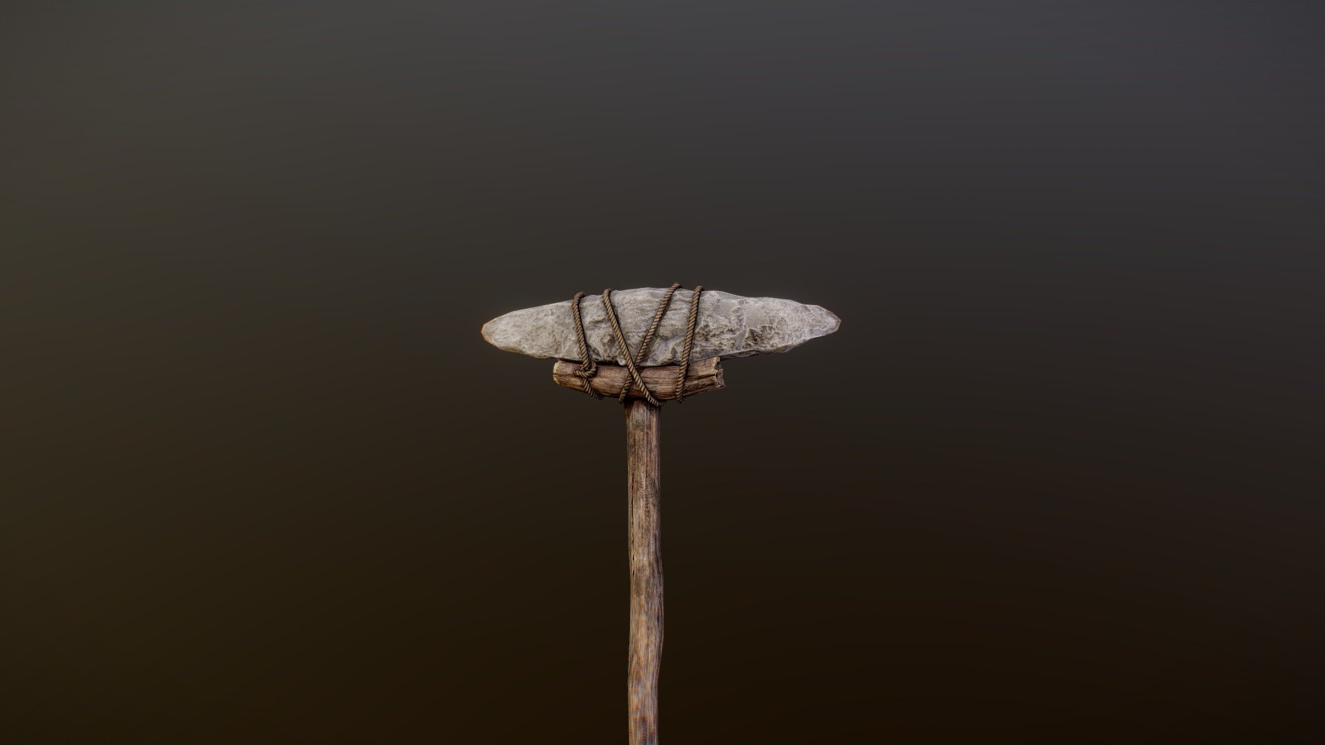A Stone Pickaxe Created for a Unity Asset HQ Survival Pack - PBR - "Stone Pickaxe" - Survival Pack - 3D model by LucianPaul (@lucianpavel728) 3d model