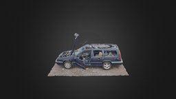 RandomLab 020 Abandoned VOLVO abandoned, wreck, learning, testing, unfinished, volvo, helsinki, realitycapture, photogrammetry, 3d, car, carwrecks, hyljatty, randomlab, 5penninvisuaalit, kylasaari