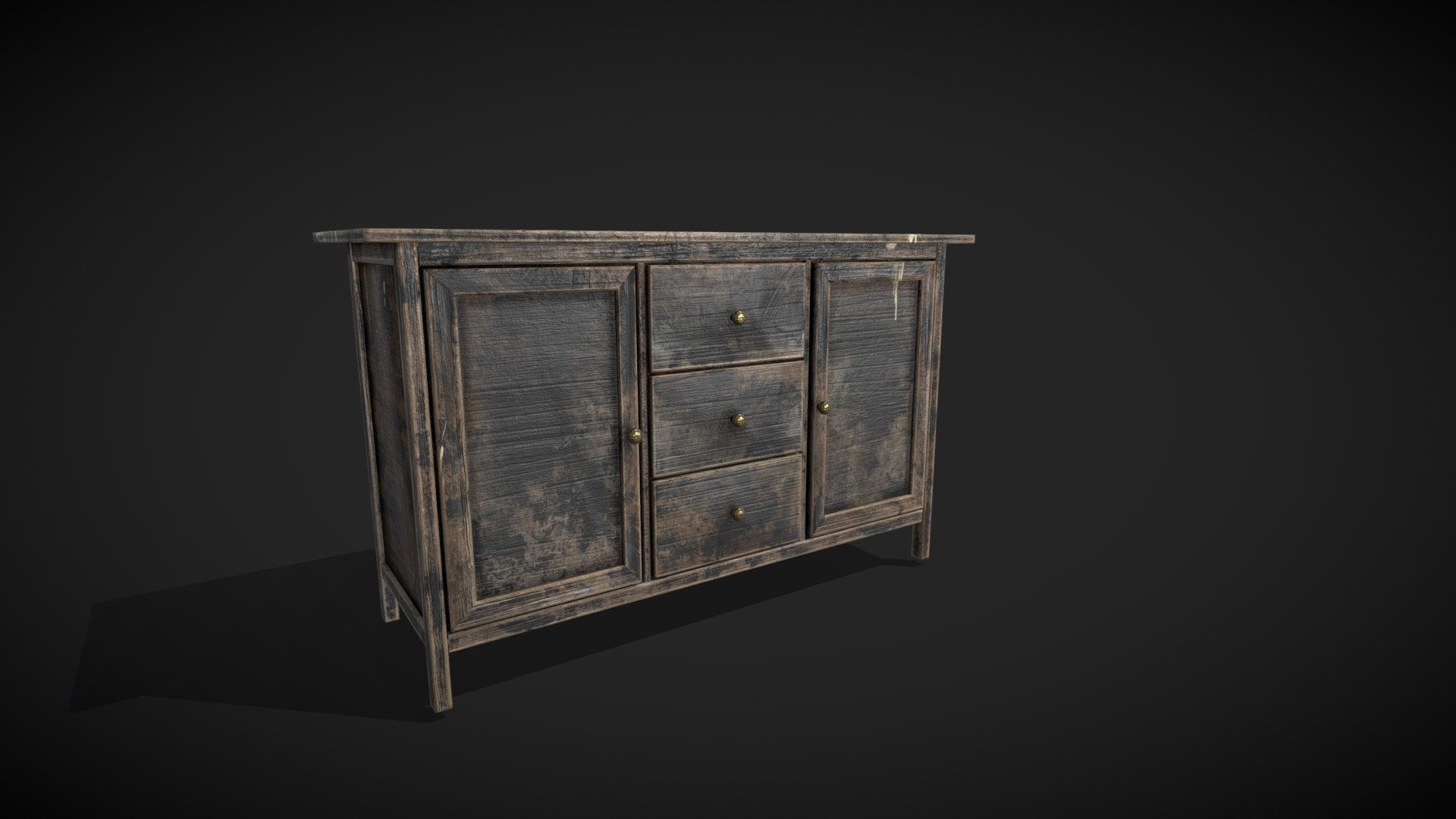 Haunted Cupboard 🕯 - 3D model by xurrc 3d model