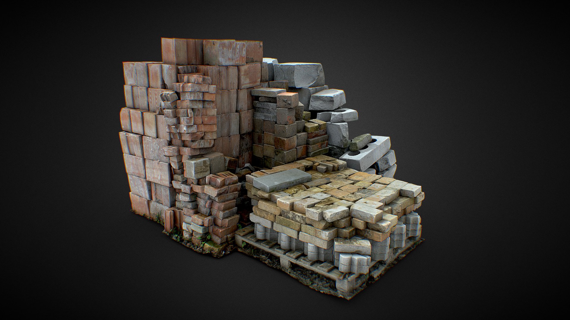 Photogrammetry Heap of Construction Old Debris Bricks 3D Scan
8K textures - Heap of Construction Old Debris Bricks 3D Scan - Buy Royalty Free 3D model by grafi (@zdenkoroman) 3d model