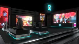 MetaFactory booth stand, expo, fashion, exhibition, booth, neon, metafactory, buidl