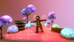 Candy land candy, gingerbread
