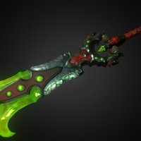 Apylon, the Soul-Render (PBR) xnormal, blizzard, soul-render, physical-based, apylon, substance, painter, photoshop, 3dsmax, pbr, zbrush, sword