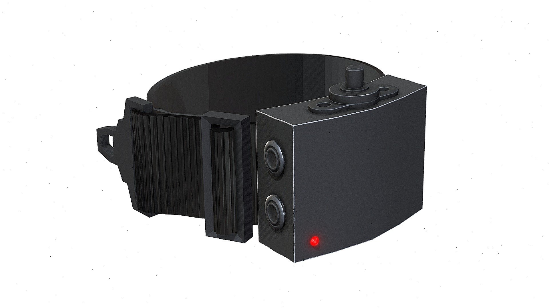 Electronic monitoring ankle bracelet 3D Model - Electronic monitoring ankle bracelet 3D Model - Download Free 3D model by ₦₥₵ ฿₵ (@nmcbc) 3d model