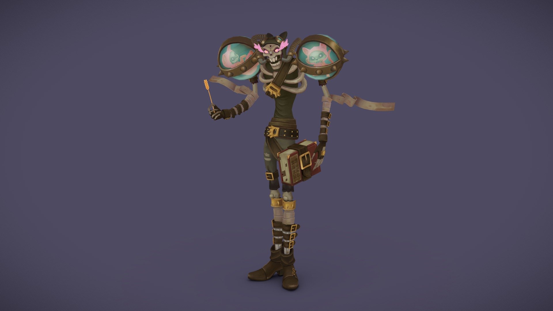 After a lot of love and hate, I'm finally posting this project.
It was based on the TT Lu concept.
Hope you like it! - Cataholic - 3D model by Luma Liana (@lumaliana) 3d model
