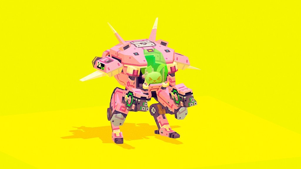 Bunny Hop - 3D model by andmish 3d model