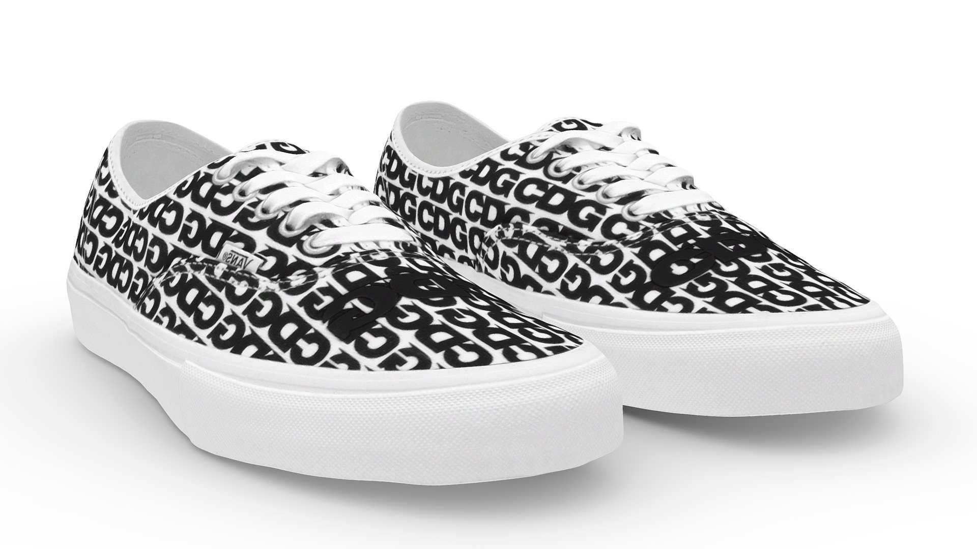 A Very Detailed shoes with High-Quality .

The Mesh is UV unwrapped.

4096x4096 Texture Maps jpg，in the compressed file rar.

The textures is lighting baked,the texture is uploaded to preview images.

File Formats :

FBX .OBJ .stl.collada(dae).Maya2019,Texture(jpg format).

If you want to modify the color of the shoes, it is easy to do with photopshop. 

This is a professional scanning agency, if there are any shoes that are not included, please let me know.My E-mail:951723610@qq.com,It will helps a lot.By the way,we are available for custom shoes scan.

Don't forget to check my other sneakers,Have a nice day：） - Vans Authentic Comme Des Garcons CDG - Buy Royalty Free 3D model by Vincent Page (@vincentpage) 3d model