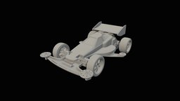 Mini 4WD Super1 Chassis toys, tamiya, mini4wd, blender