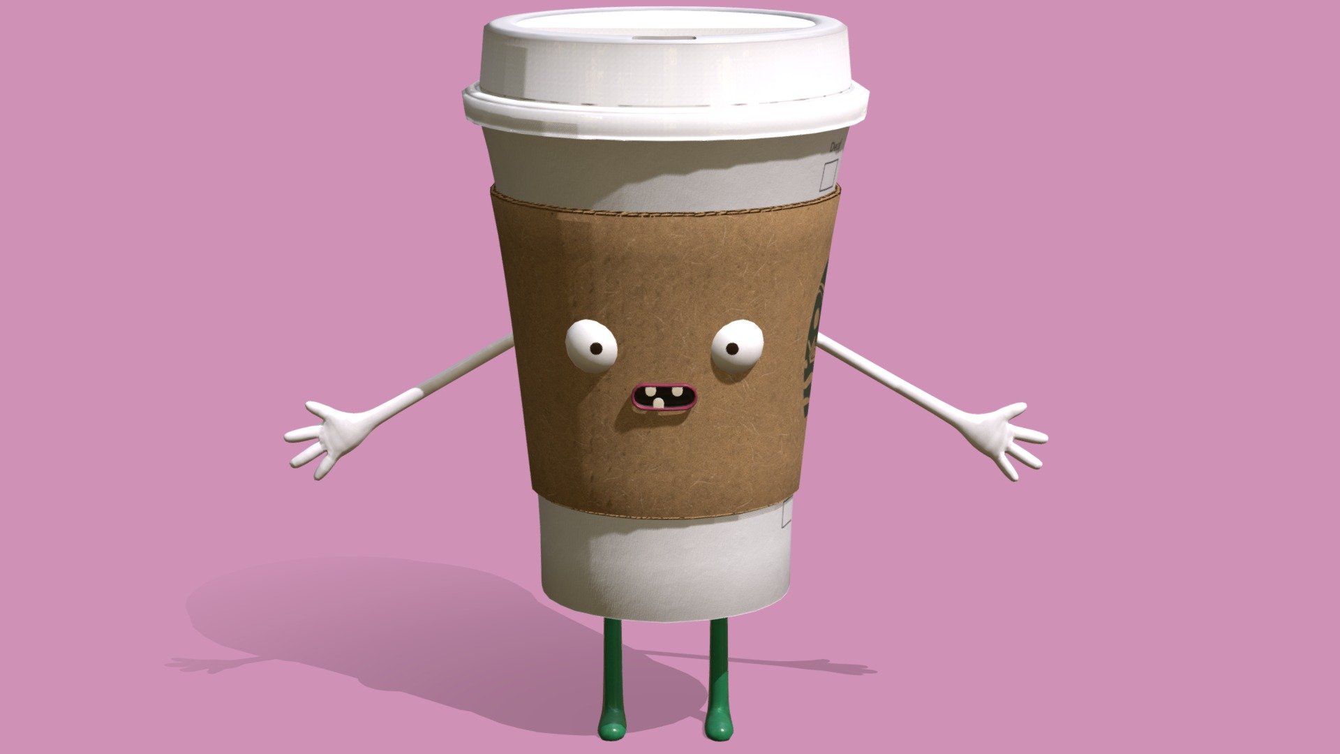 Time to sip up, chug down and get wired 3d model