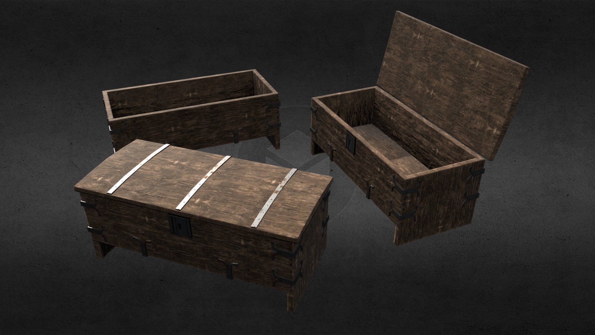 Model optimized to using in game or others.

Modeling - Maya
Sculpting - Zbrush
Retopology - Maya
Baking - Marmoset Toolbag
Texturing - Substance Painter

Include:
One 3D model in three version.
Normal, Albedo, AO, Metallic, Roughness map.

All textures are in resolution 2048x2048.

1 - 912 triangles.
2- 848 traingles.
3 - 608 triangles 3d model