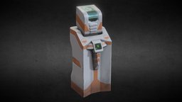 Future water cooler cooler, water, substancepainter, substance, futuristic