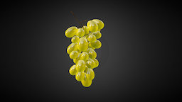 Grape fruit, vitamin, nature, grapes, low-poly