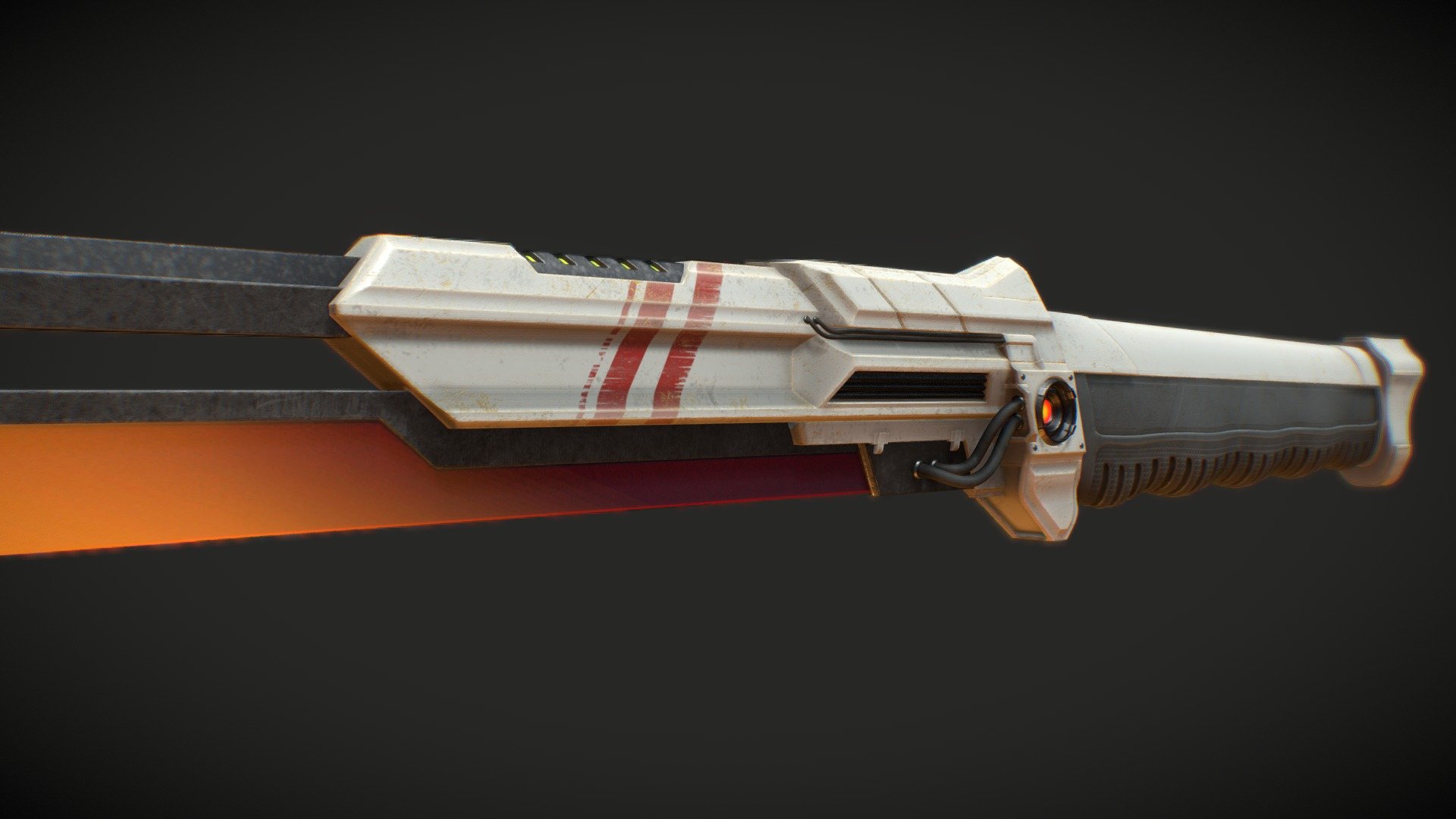 Hello everyone! I hope you like this model. It is completely invented by me. The shape and the whole design. You can use it absolutely for free.

I spent quite a lot of time creating the design and texturing, so I hope you will appreciate it)

Your like and subscription will be the best gratitude for me, thank you!) - Sci-fi sword - Download Free 3D model by Tronin Dmitry (@kosmotron) 3d model