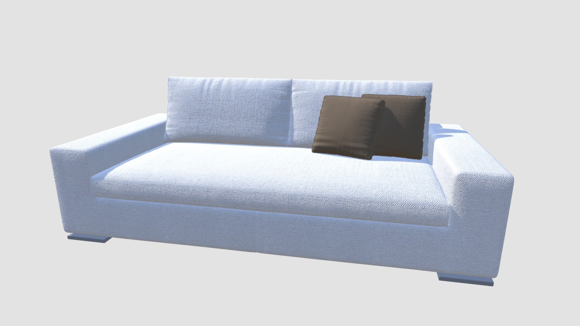 Highly detailed 3d model of sofa with all textures, shaders and materials. It is ready to use, just put it into your scene 3d model