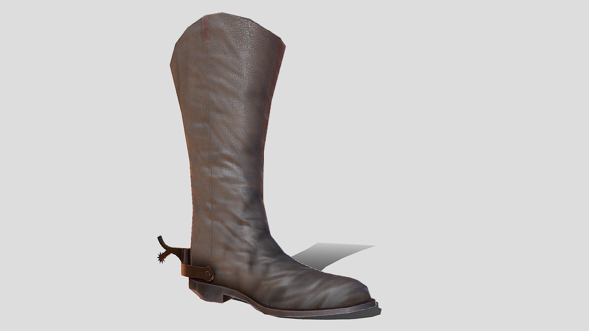 Low poly cowboy boots. 
Hope this will be of any use for you.
I made it for an ongoing project.
Feedback is always appreciated ❤️ - Cowboy boots - Download Free 3D model by Joe Roechow (@JoeRoechow) 3d model