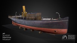 SY Carola laserscanning, capturingreality, photogrammetry, scanningthehorizon, scottishmaritimemuseum