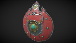 Ulan Shield dirty, rope, iron, substancepainter, substance, 3dsmax, zbrush, shield