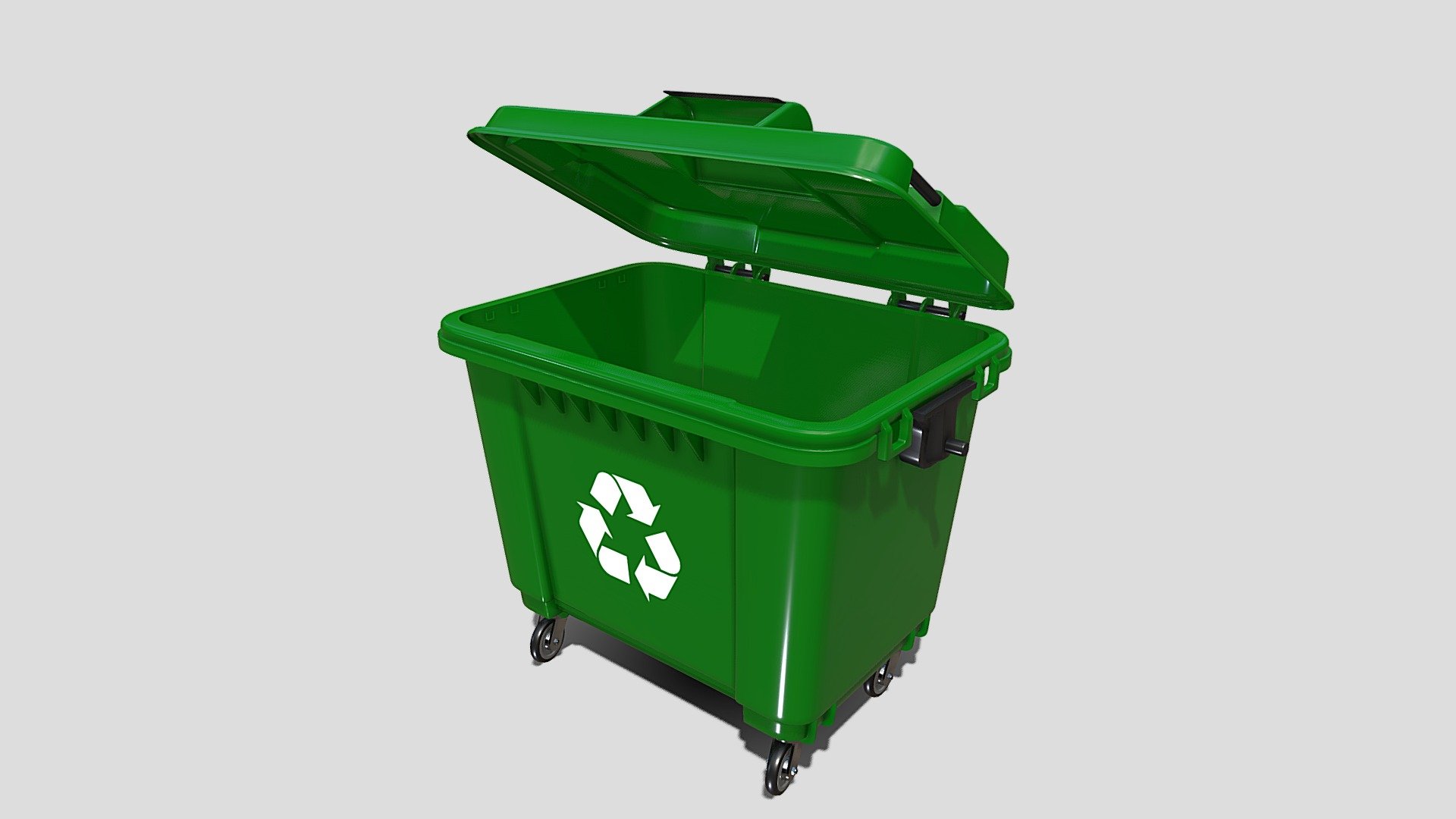 PBR Dumpster 3d model rendered with Cycles in Blender, as per seen on attached images. 

File formats:
-.blend, rendered with cycles, as seen in the images;
-.obj, with materials applied;
-.dae, with materials applied;
-.fbx, with materials applied;
-.stl;

Files come named appropriately and split by file format.

3D Software:
The 3D model was originally created in Blender 3.1 and rendered with Cycles.

Materials and textures:
The models have materials applied in all formats, and are ready to import and render.
Materials are image based using PBR, the model comes with five 4k png image textures.

Preview scenes:
The preview images are rendered in Blender using its built-in render engine &lsquo;Cycles'.
Note that the blend files come directly with the rendering scene included and the render command will generate the exact result as seen in previews.

General:
The models are built mostly out of quads.

For any problems please feel free to contact me.

Don't forget to rate and enjoy! - Dumpster v4 - Buy Royalty Free 3D model by dragosburian 3d model