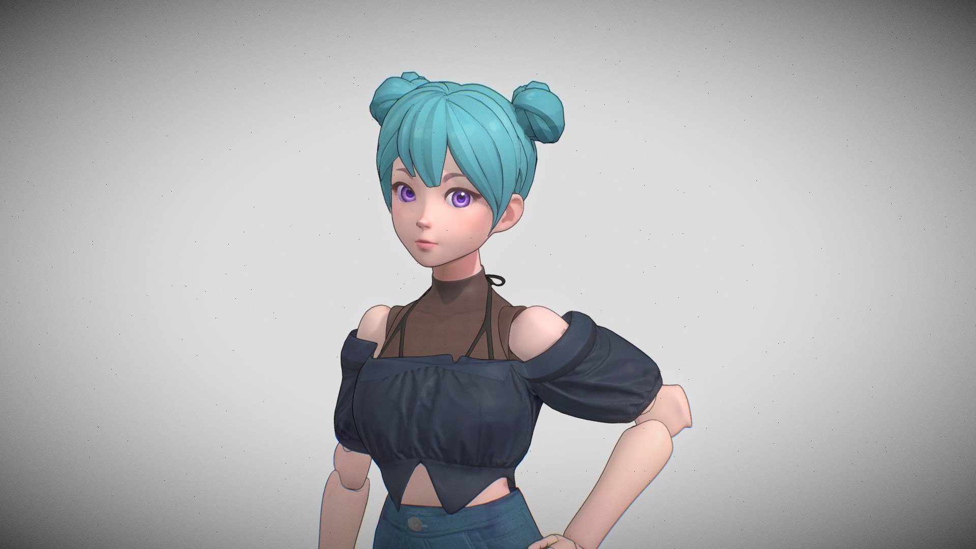 Here is the standard clothing of my characer Neon.

(5$)Purchase or Subscribe(1$/month) my Patreon for commercial use and genneral support.

Also free High-poly clothing mesh here.

*Can find project files(.blend) on my Patreon. Subscriptions can help me create more for free under the Creative Commons license. 

*Also accept modeling commission. Feel free to contact me by leaving a comment or mailing to chambersu1996@gmail.com, if any questions or anything here interests you~

*Every like, comment, and subscription will support me to go further! - Ball Joint Doll Neon Clothing Preview - Download Free 3D model by ChamberSu1996 3d model