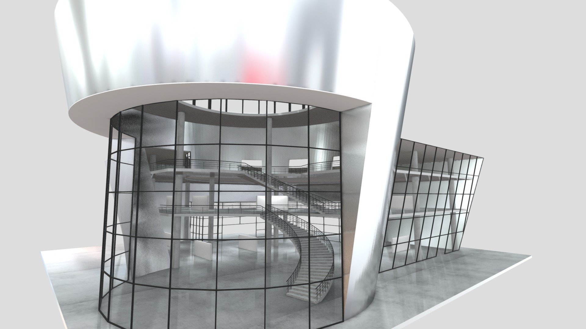 VR art Gallery 3 baked - Buy Royalty Free 3D model by Velandia.G..Ivan 3d model