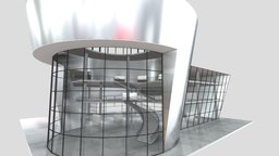 VR art Gallery 3 baked minimal, artwork, vr, museum, rv, minimalist, vrgallery, architecture, art, interior