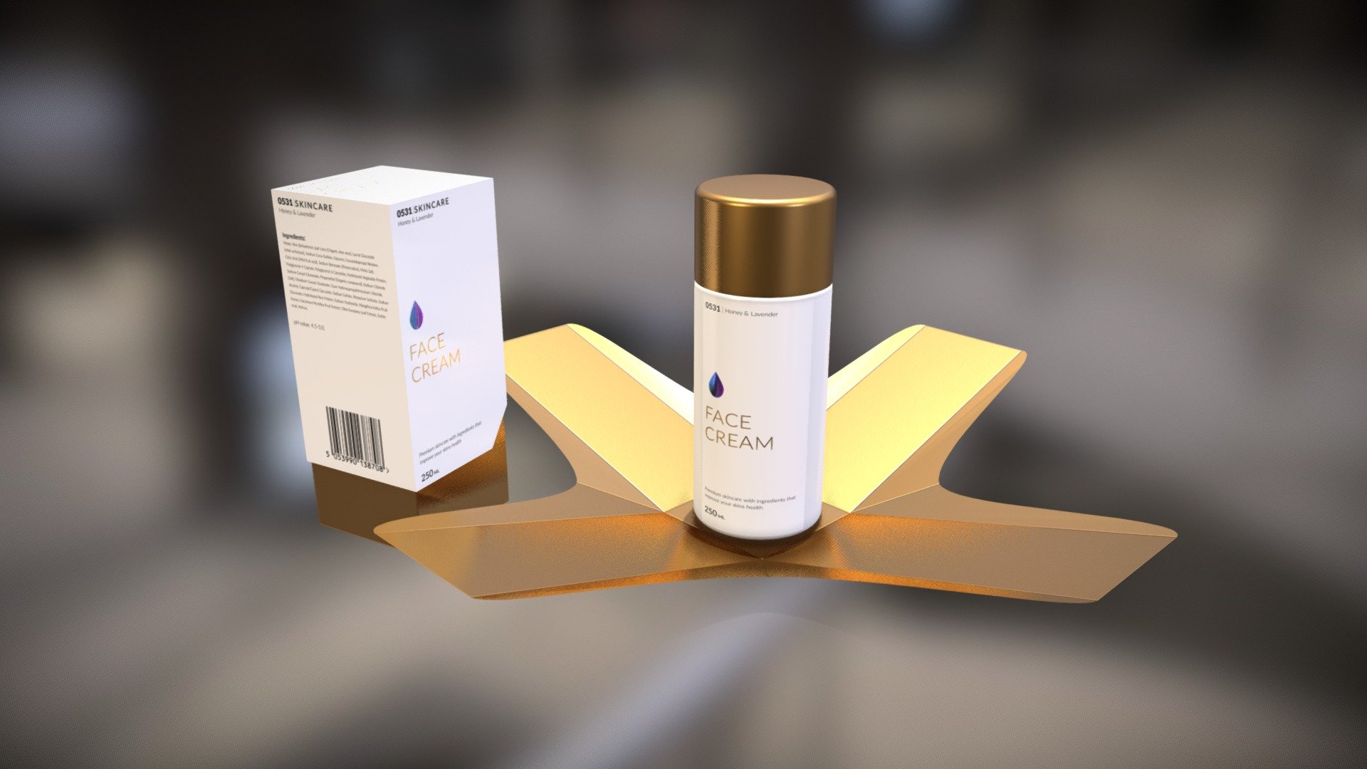 For more information on how to visualize your products in 3D visit: https://www.4packaging.de/smile-design - Skincare Face Cream Demo - 3D model by 4Packaging GmbH (@4PackagingGmbH) 3d model