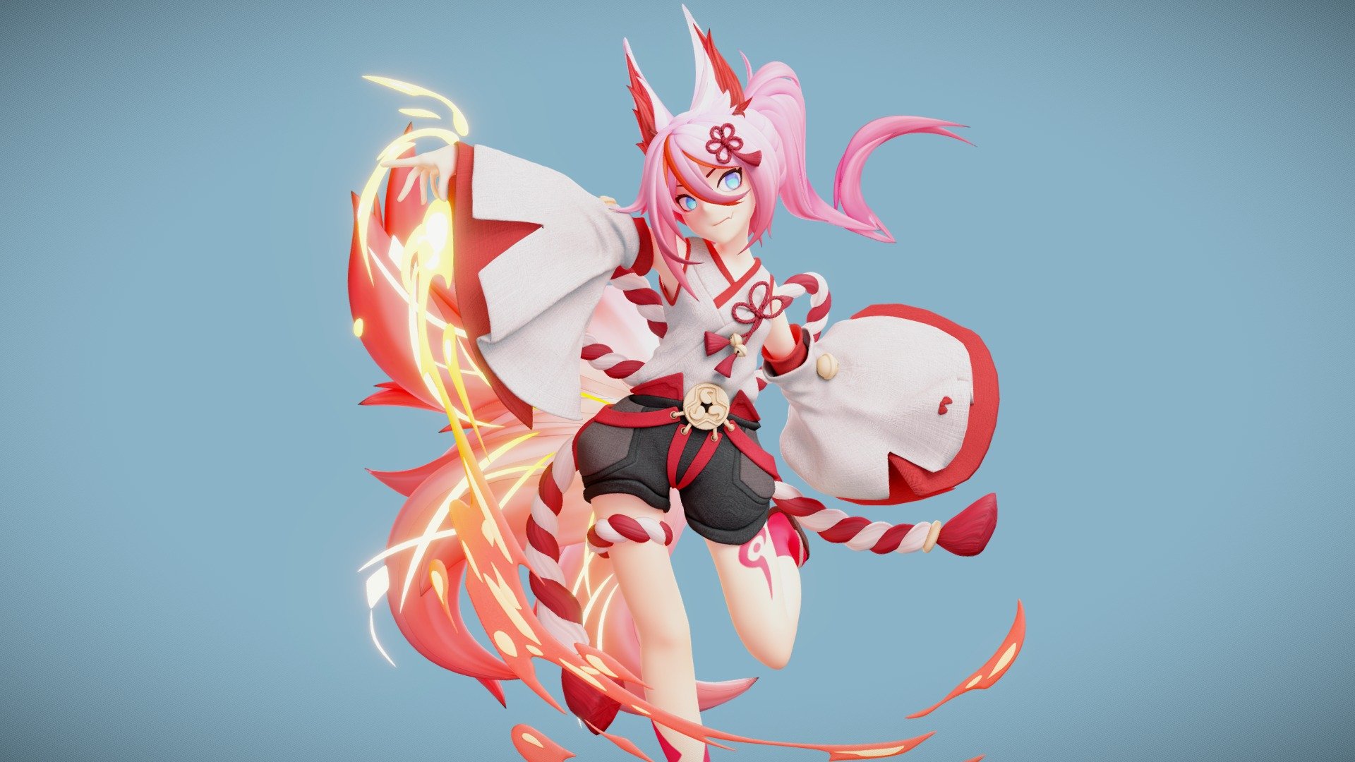 Fan model of the stigmata art Higokumaru from Honkai Impact 3rd. Hope you enjoy!
https://www.artstation.com/artwork/kDx4mz

Original Art:
 - Higokumaru | Honkai Impact 3rd - Download Free 3D model by MooKorea 3d model