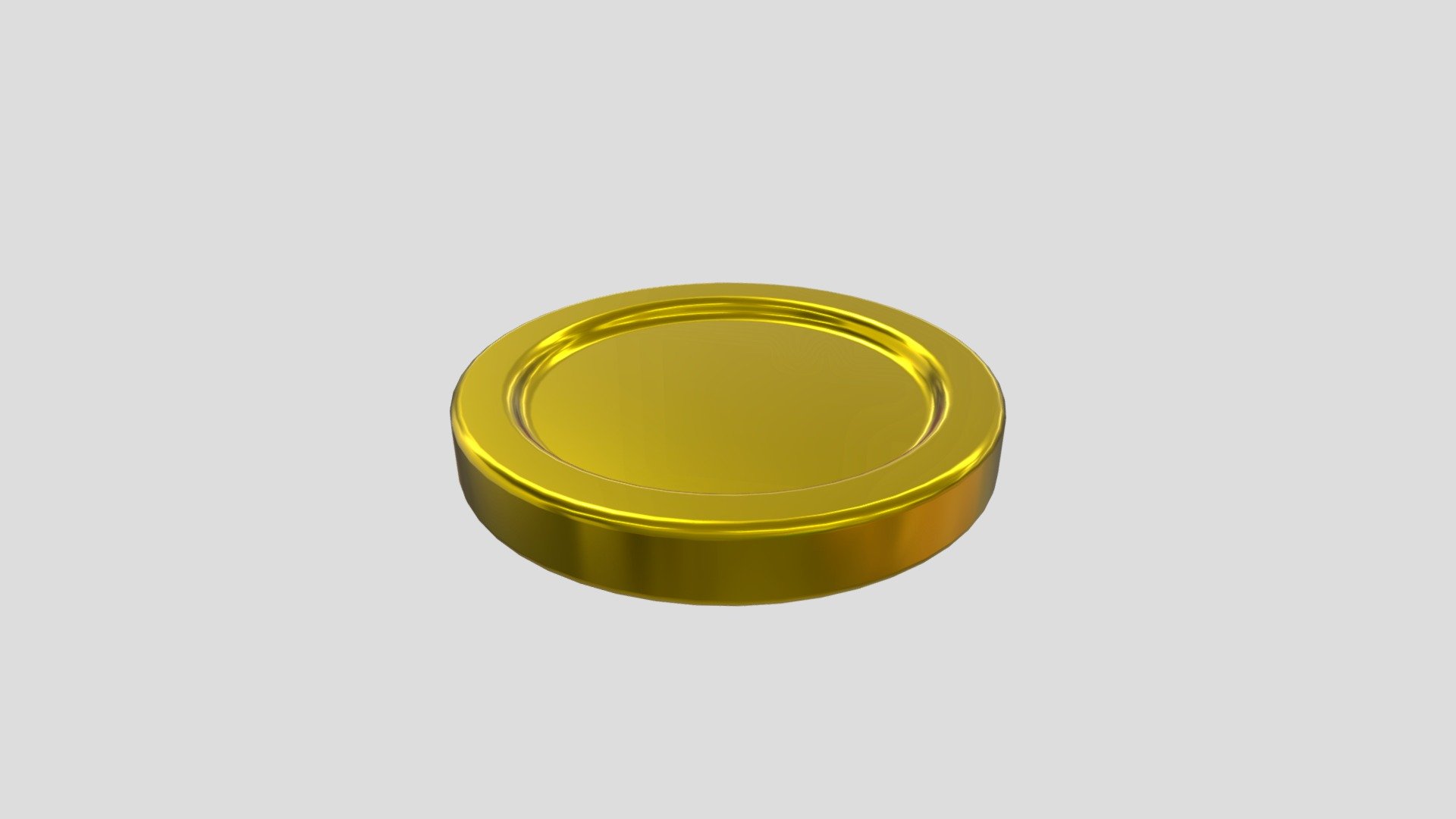 Look at her render and you will see that she is really beautiful - gold coin - Download Free 3D model by alex.yefremov 3d model