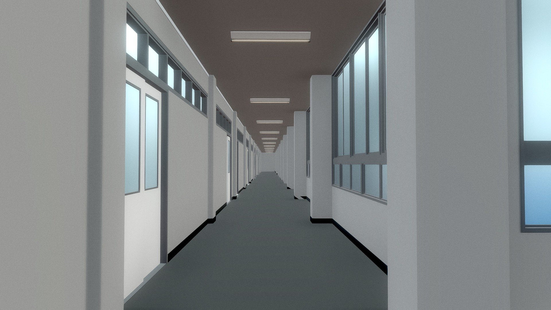 This is a 3D model for a comic book background 3d model