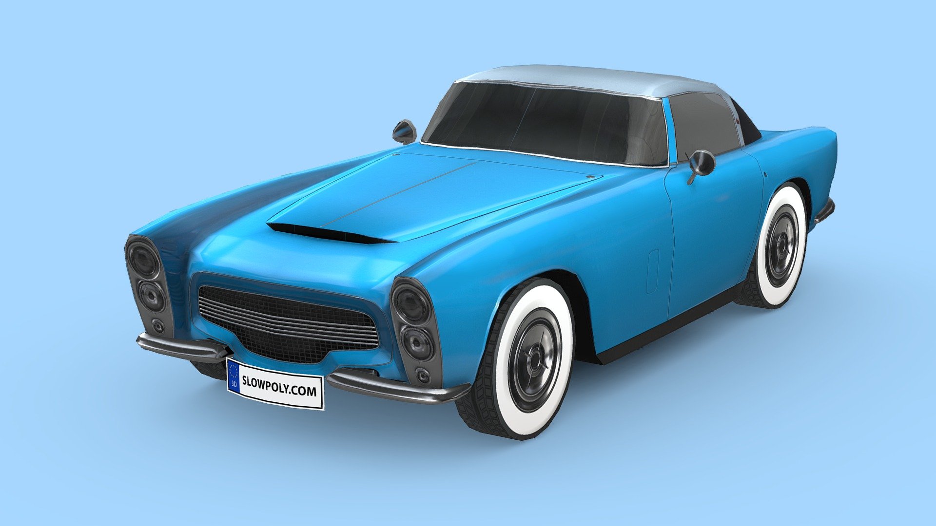 Low poly car with nice geometry and surface flow, realistic looking with high-quality textures.

Buckle up and join the ride with our incredible 3D model car! With few polygons, it’s light, flexible, and realistic. High-quality textures bring it to life. Effortlessly integrate it into any project and let your creativity soar. Get ready for a thrilling journey!

If you love this 3d model and curious about how it’s done, visit our tutorial here: https://www.slowpoly.com/l/course unlock the technique, tool and trick to crafting this detailed-looking low poly car now! - Dodge Zeder Z-250 1953 - Buy Royalty Free 3D model by slowpoly 3d model