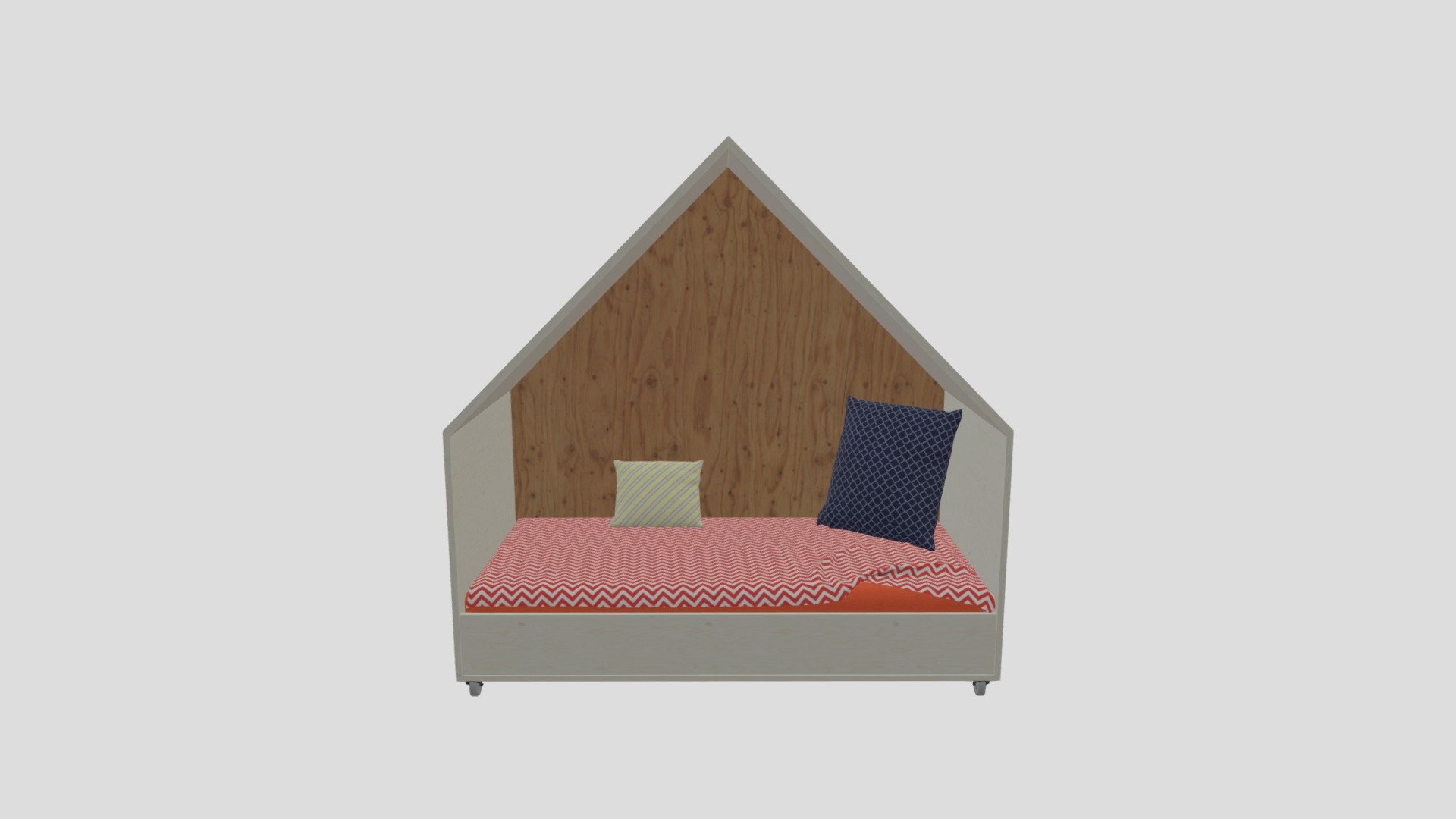 Highly detailed 3d model of child room furniture with all textures, shaders and materials. It is ready to use, just put it into your scene 3d model