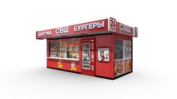 Cafe bistro food, cafe, exterior, kiosk, russian, grocery, denlog, environment
