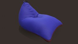 Bean Bag Chair  08 bag, furniture, round, bean, beanbag, chair, home, decoration, interior, beanbagchair, comfortable-chair