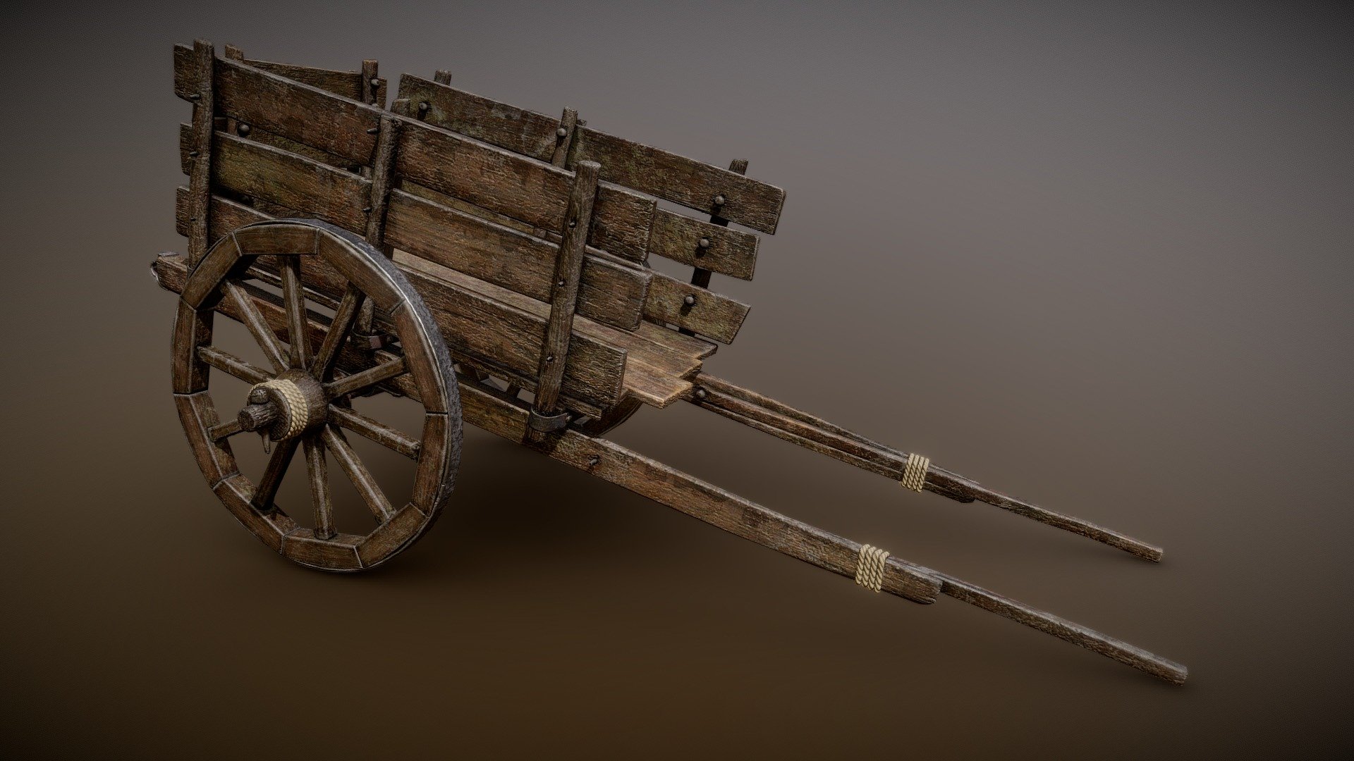 This is an environment asset created for a student project.

The game we were working for was set in the viking era. This particular one was used in the street of the protagonist's village.

Base 3d model: Maya,
Highpoly: Zbrush,
Retopo: Maya/Zbrush,
Texturing: Substance Painter 3d model