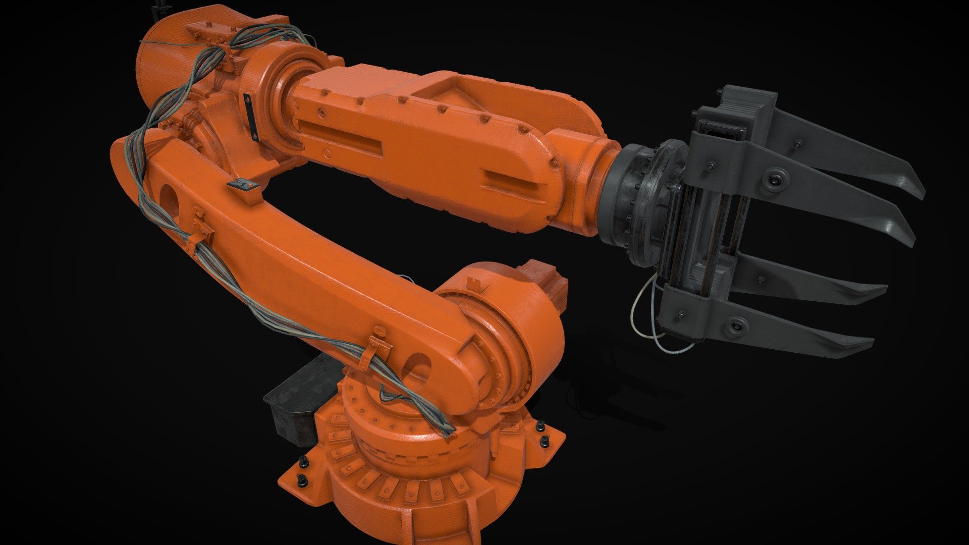 Textures in 8K. 
Only Quads Polygons Used.
Ready for Blender 3D 2.9+

IRB Robot Diffuse (8192x8192) 
IRB Robot Metallic (8192x8192) 
IRB  Robot Normal Map (8192x8192) 
IRB Robot Roughness (8192x8192) - IRB Robot - Buy Royalty Free 3D model by Adrian Kulawik (@AKStudio3D) 3d model