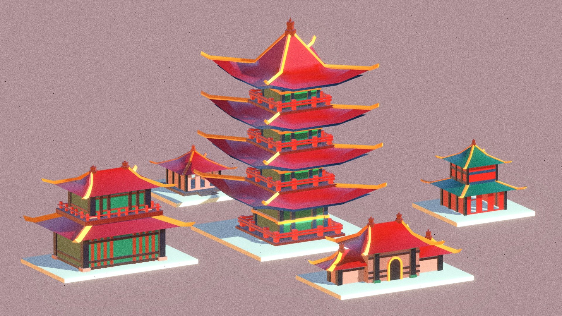 low poly chinese architectural assets, vertex painted

created with Nomad Sculpt

for Sketchfabweeklychallenge #Isometric

instagram

youtube - Low Poly Chinese Houses, vertex painted - Buy Royalty Free 3D model by Zen Apricorna (@zenartdesign) 3d model