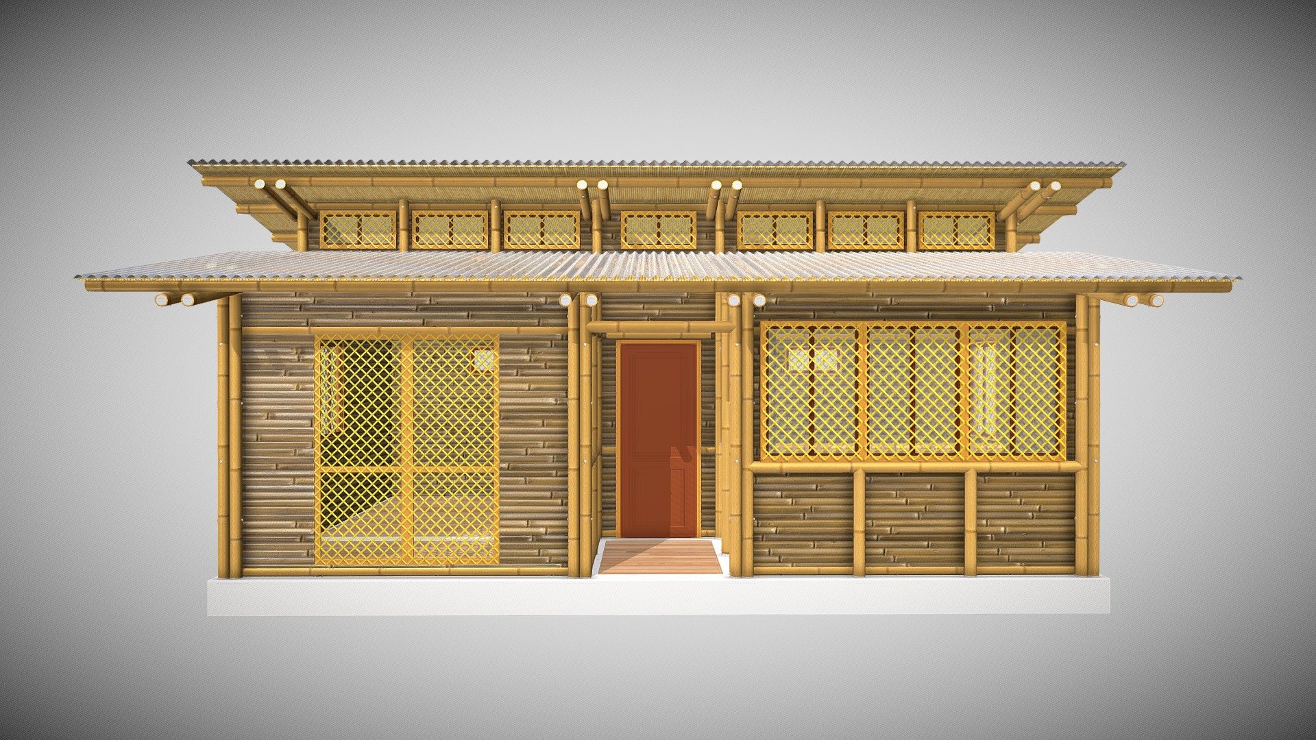 Un diseño de Lucas Kremer, Bambú Arquitectura. 

Próximamente los planos arquitectónicos y los planos técnicos están disponibles para gente que quieren construir esta casa. 

https://bambu-arquitectura.net - Cabaña Ballenita 1312 - 3D model by Bambú Arquitectura (@lucaskremer57) 3d model