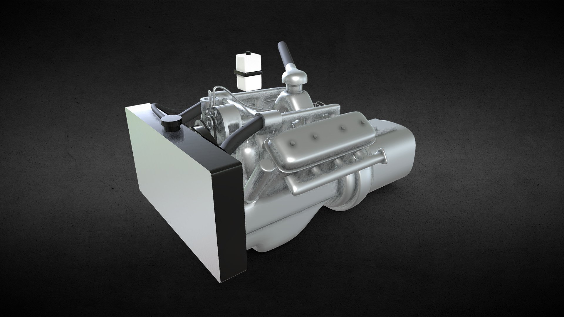 Engine used in Russian trucks (eg. Ural).

I hope you'd like it :) - YaMZ-238M2 With Gearbox (simlified) - 3D model by KrStolorz (Krzysztof Stolorz) (@KrStolorz) 3d model