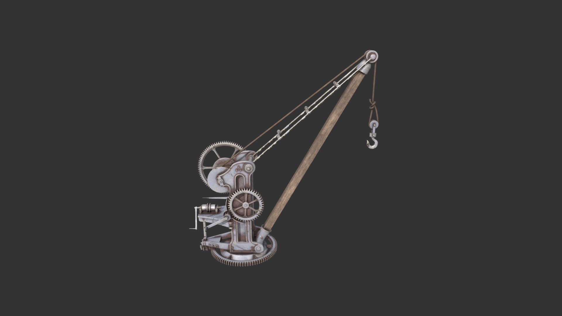 My 3D model of a Crane 3d model