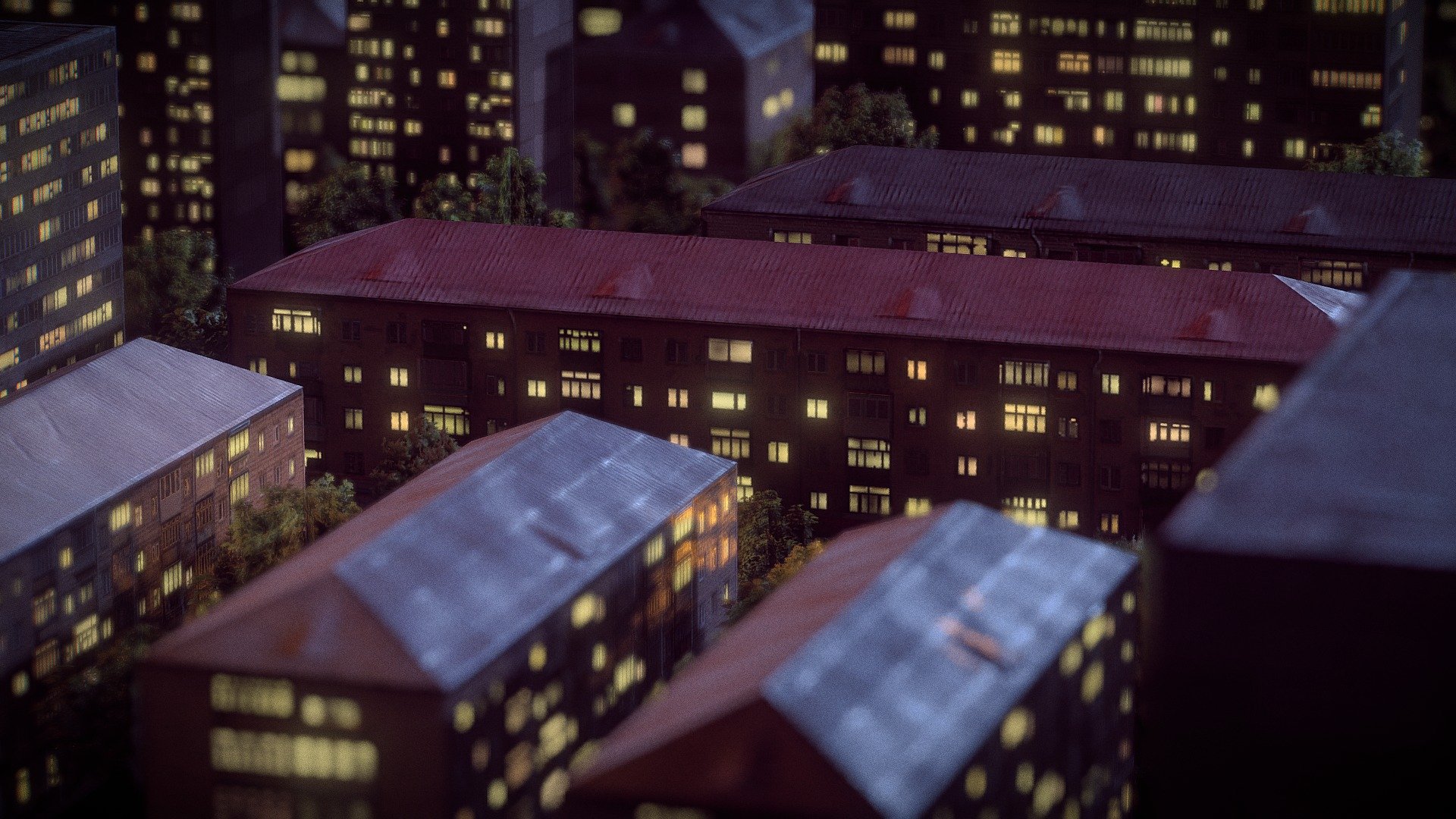 Some lowpoly assets from my artwork. You are free to use and edit :)
This assets are made to be used as background objects 3d model