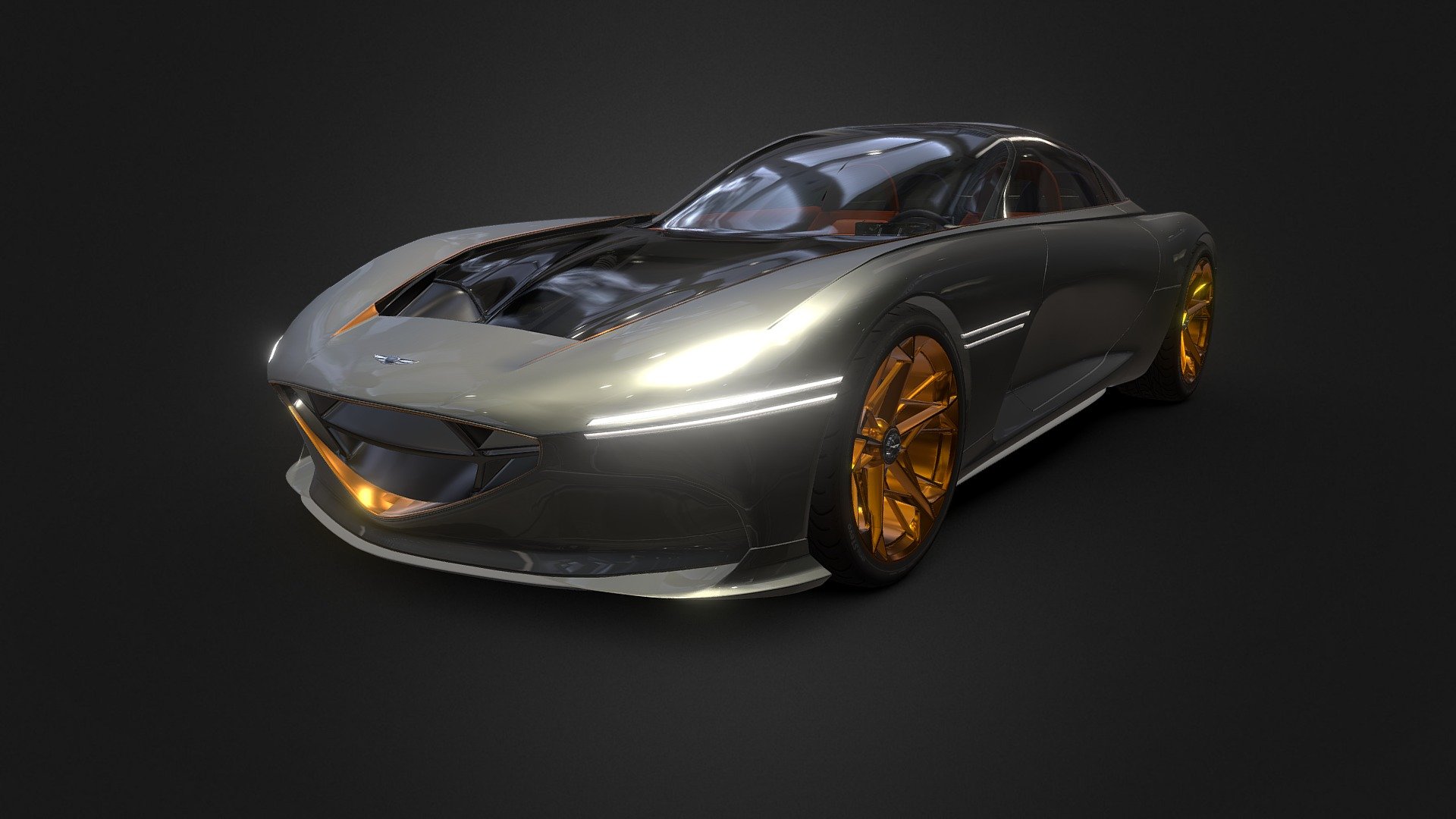 The Genesis Essentia is a concept sports car that was produced by Genesis, the luxury marque of the Hyundai Motor Group. It was built in 2018 and first displayed at the New York International Auto Show in the same year 3d model