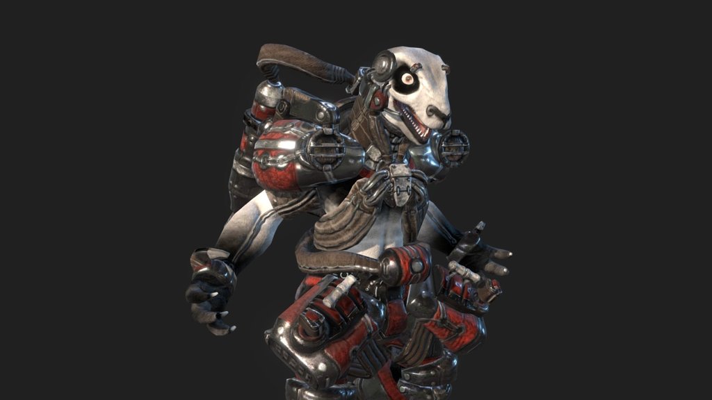 -2048 x 2048 textures   -14418 Tris

This was a character I modeled and textured for an assignment at my design school.
Used ZBrush, Maya, Substance Painter and Photoshop.

Don't worry, it won't not bite your face off 3d model