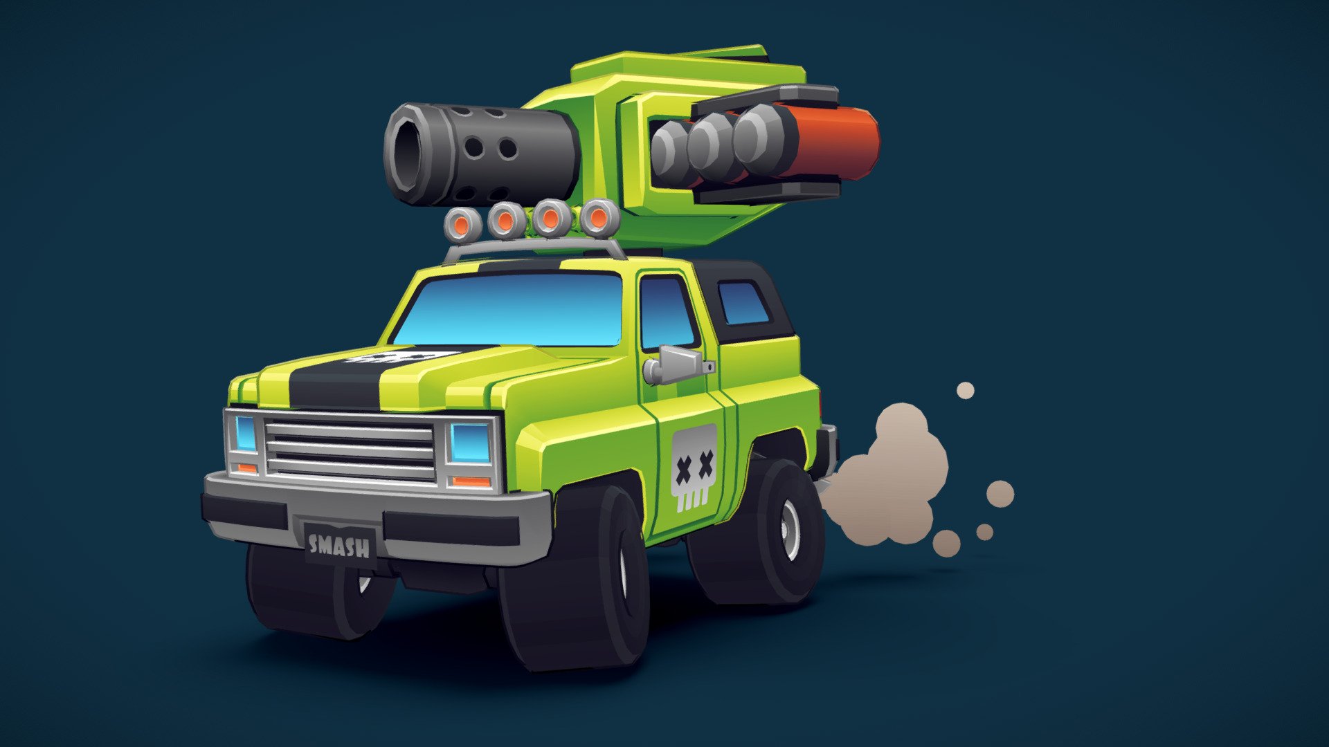 Dusty - One of vehicles i have made for Armed Cars Android game (not yet released).

Armed Cars WWW - https://www.armedcarsgame.com/
Armed Cars FB - https://www.facebook.com/ArmedCars - Dusty - Armed Cars Vehicle - 3D model by Pawel (@keniak313) 3d model