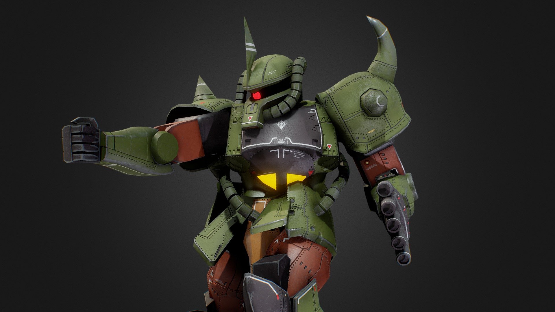 This model was made for One Year War mod of Hearts of Iron IV.
Our Mod Steam Home Page
https://steamcommunity.com/sharedfiles/filedetails/?id=2064985570 - MS-07B Gouf MSV Colour - 3D model by One Year War Mod (@hoi4oneyearwar) 3d model