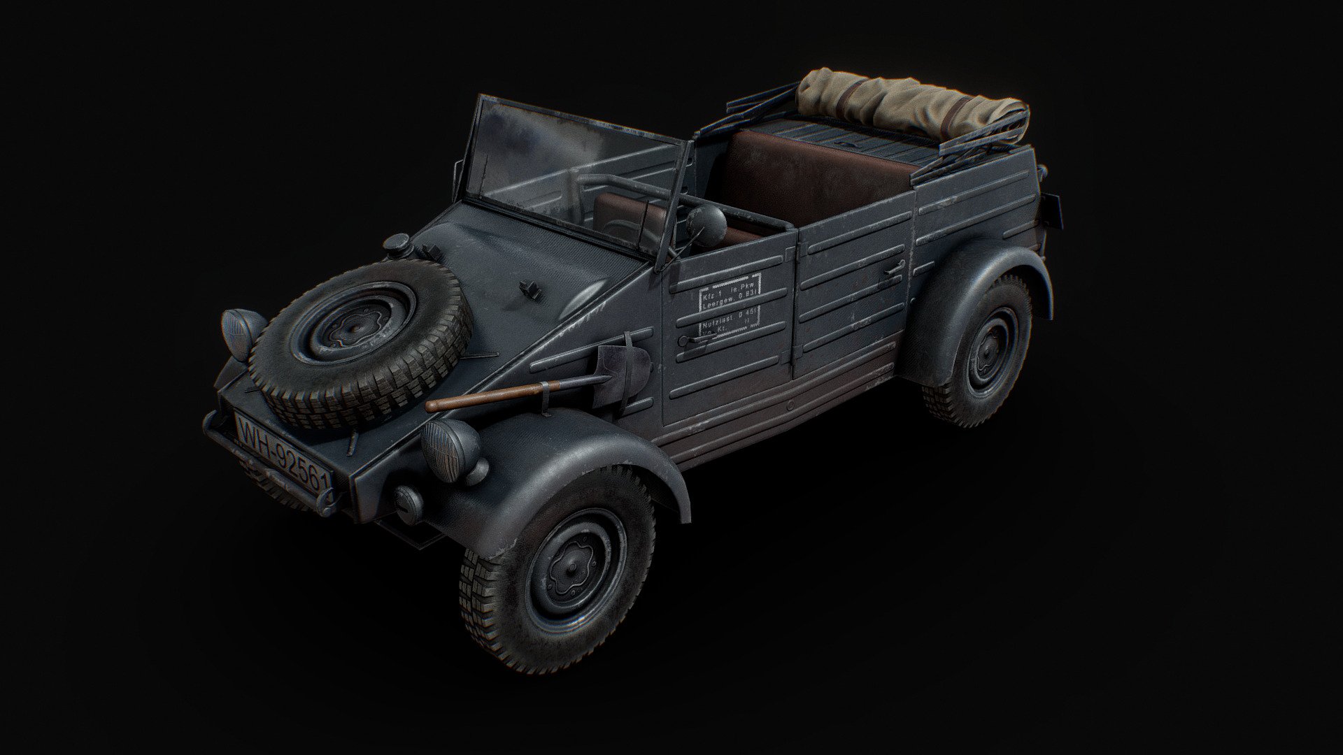 Project Black Orchestra - Kubelwagen - 3D model by CHooverShrimp 3d model