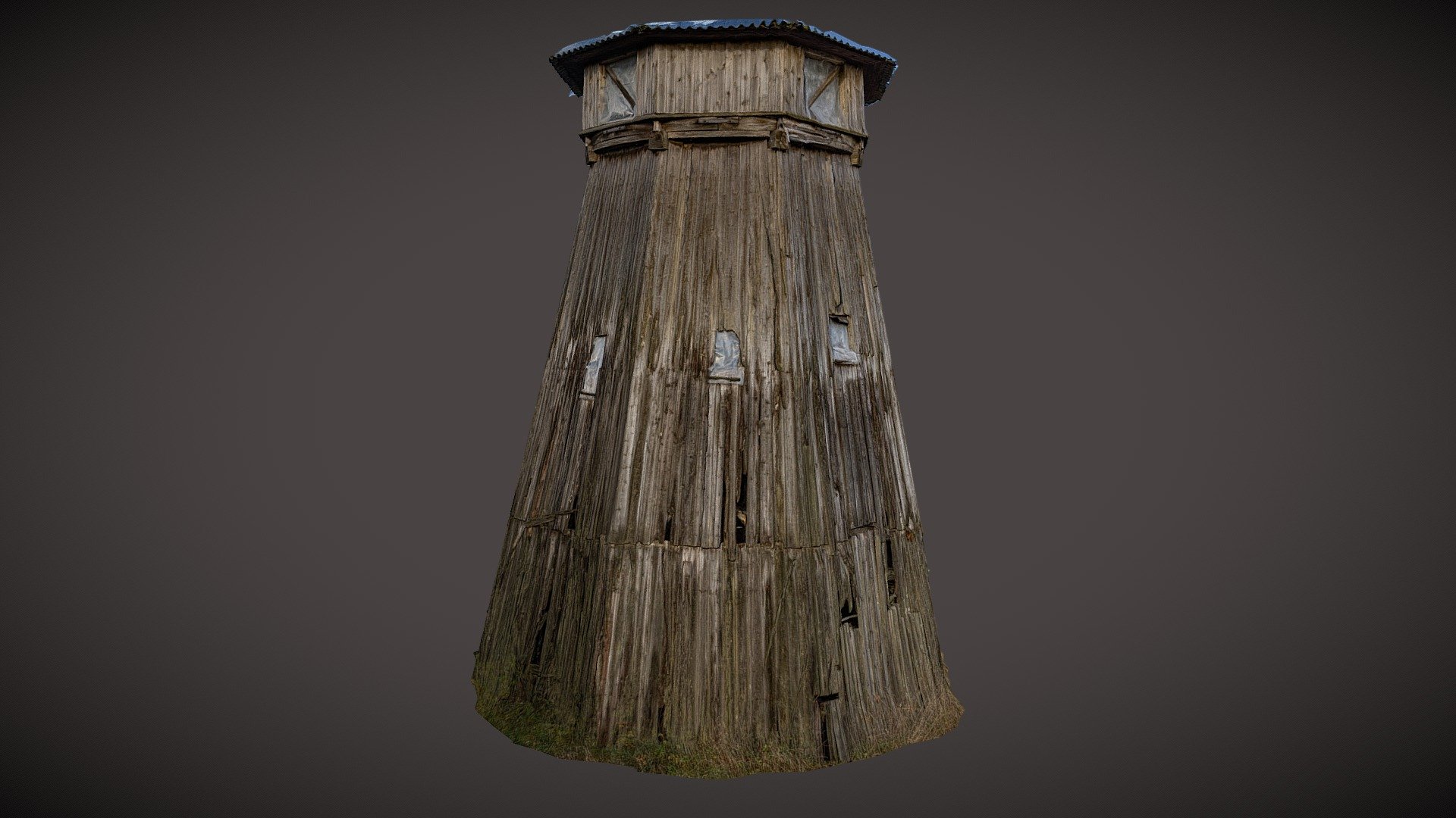 Sometime wide wings of windmills decorated and dominated the landscape. Standing away from the settlements, they looked lonely but powerful, welcoming the wind with all their might.

Äritse windmill Lat: 58.712370 Long: 27.112640 Estonia

Photogrammetry reconstruction in RealityCapture from 36 images. © Saulius Zaura www.dronepartner.lt 2022 - Äritse Windmill - 3D model by Saulius.Zaura 3d model